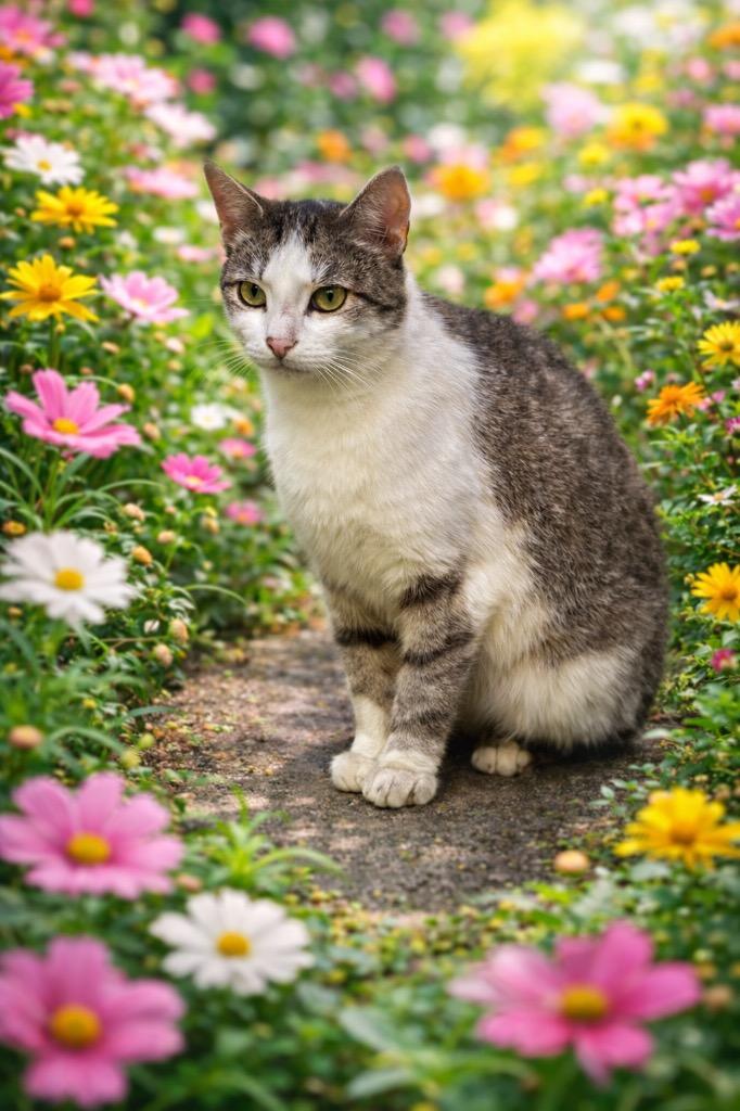 Porch Cat, Adoptable, Young Female Domestic Short Hair.