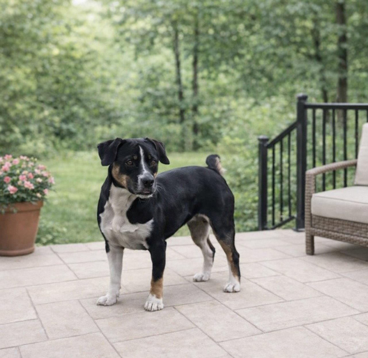 Oreo, Adopted, Young Female Beagle & Shih Tzu.