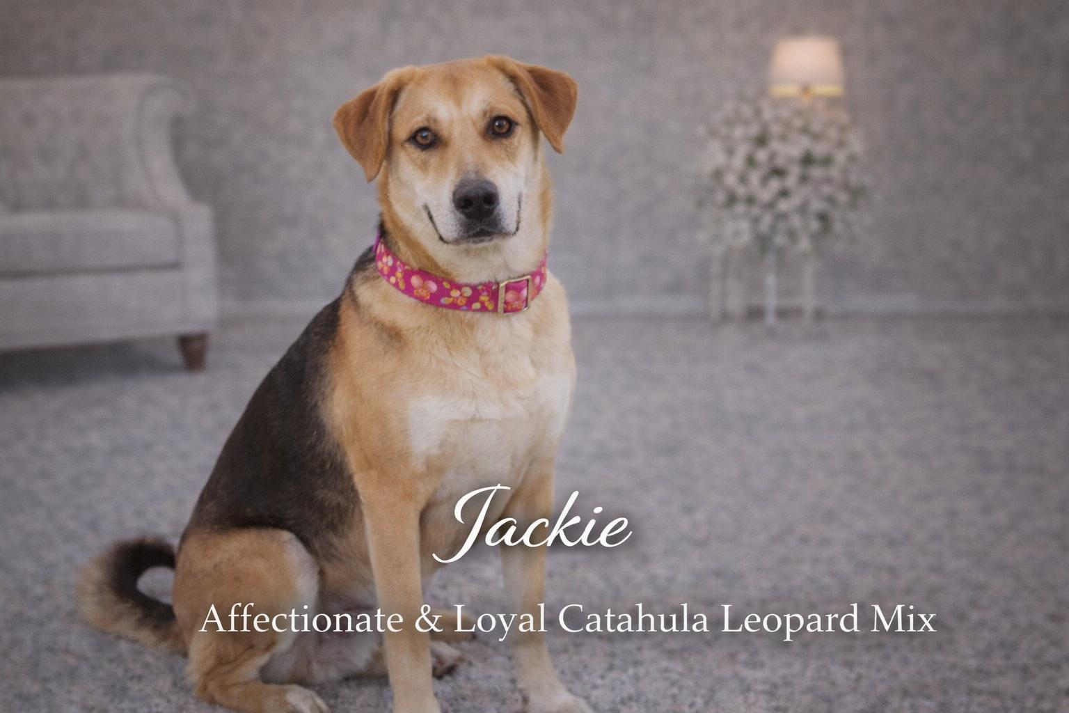 Jackie, ADOPTABLE, Young Female Catahoula Leopard Dog & Black Mouth Cur.
