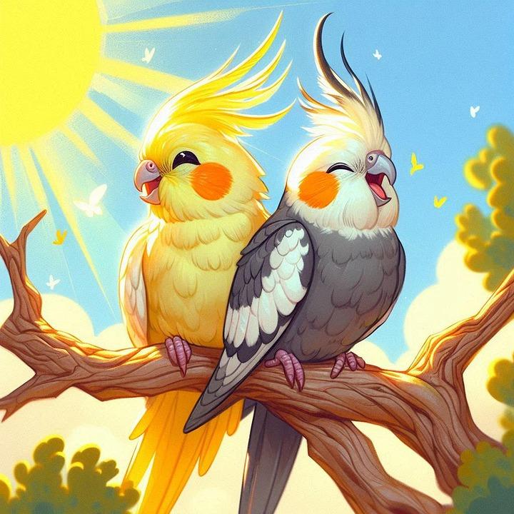 Cockatiel - Cinnamon - Female, ADOPTABLE, Young Female Cockatiel.