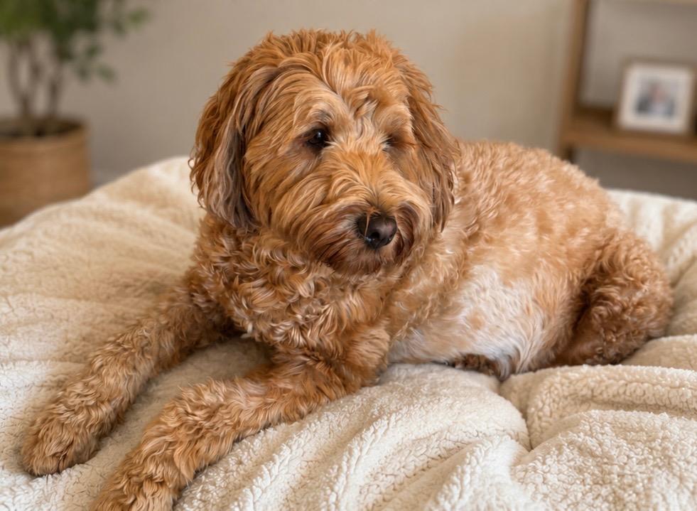 Juno BONDED w/Rosie, Adoptable, Adult Female Labrador Retriever & Poodle.