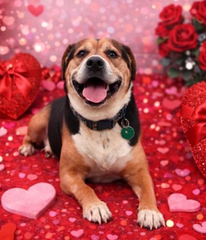 Enlarge Melton John, a Adoptable mixed breed in Mason, MI image 1/1