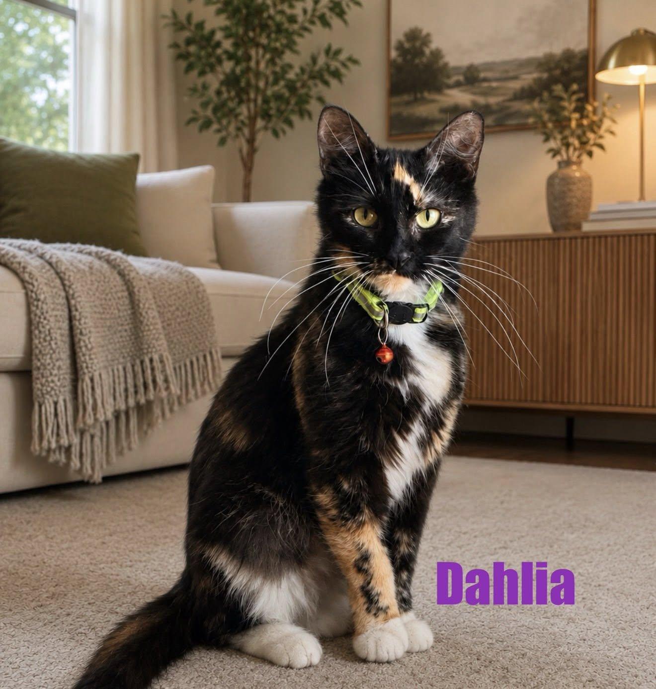 Dahlia, ADOPTABLE, Kitten Female Domestic Medium Hair.