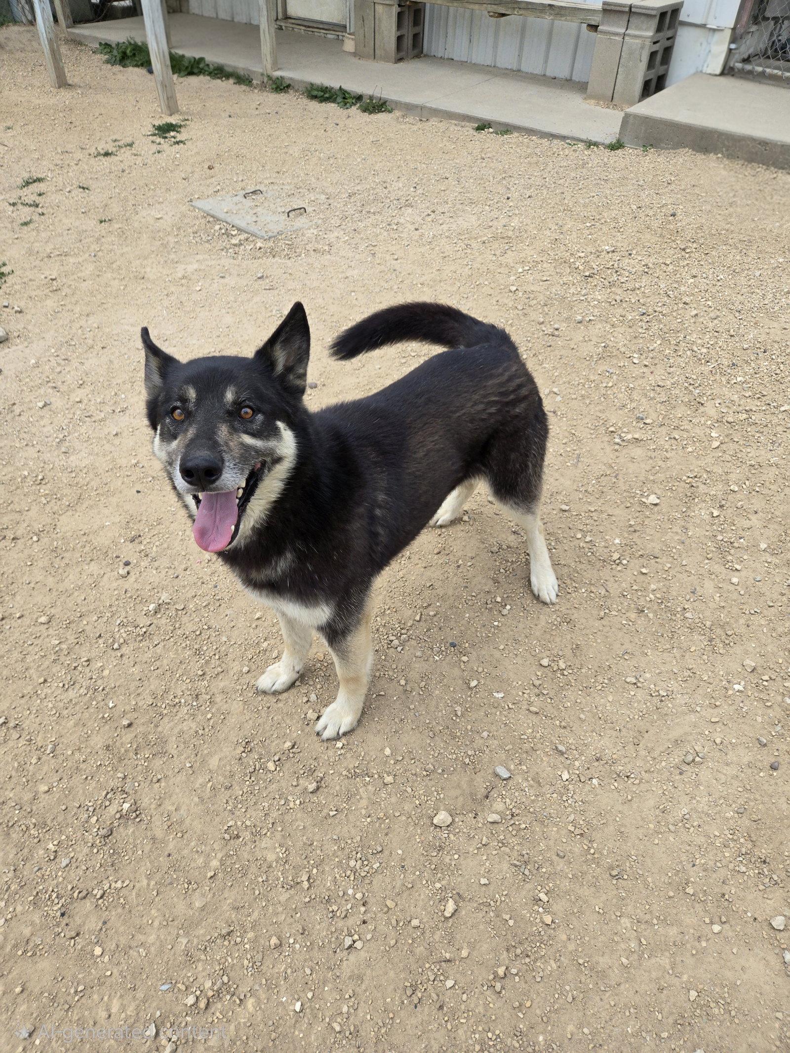 Gus, Adoptable, Adult Male Husky & Shepherd.