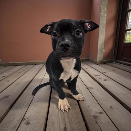 Comet, Adoptable, Young Male American Bulldog & Mixed Breed.