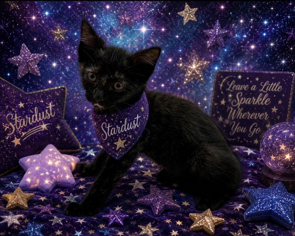 Stardust, Adoptable, Kitten Female Domestic Short Hair.