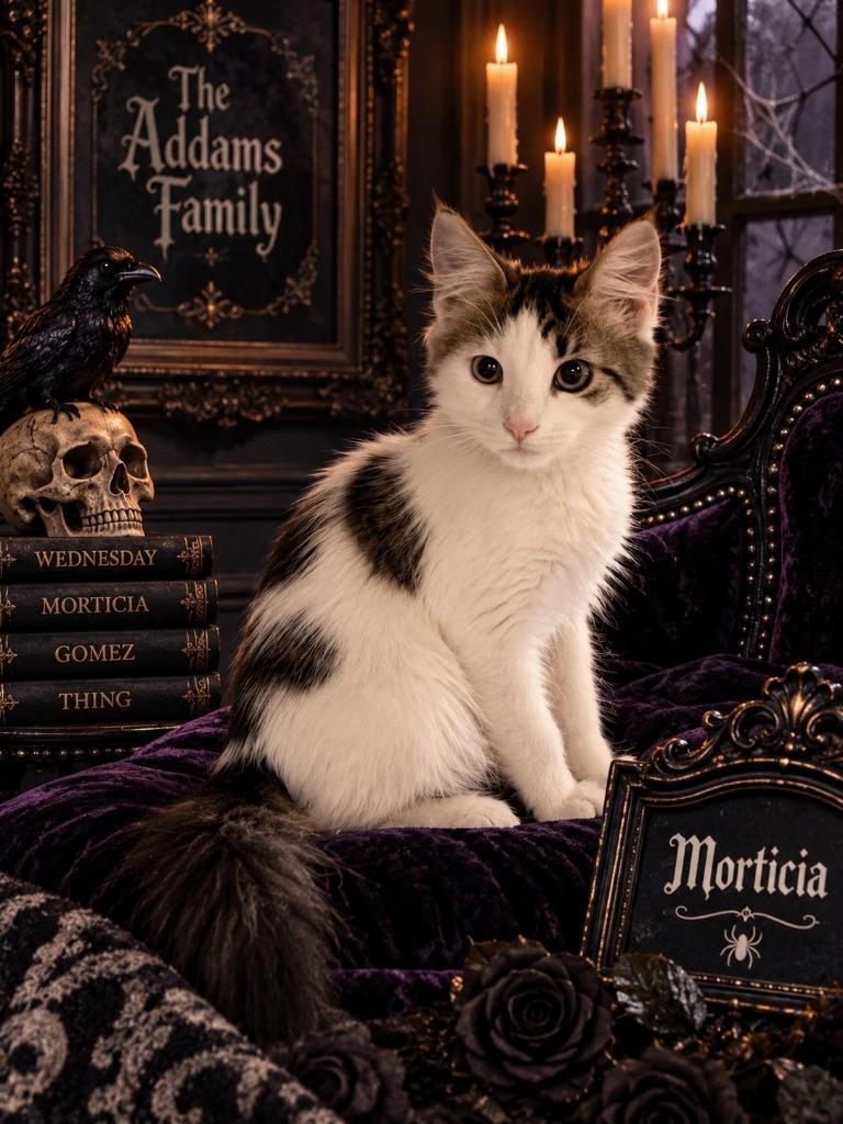Enlarge Morticia, a Adoptable mixed breed in Detroit, MI image 2/3