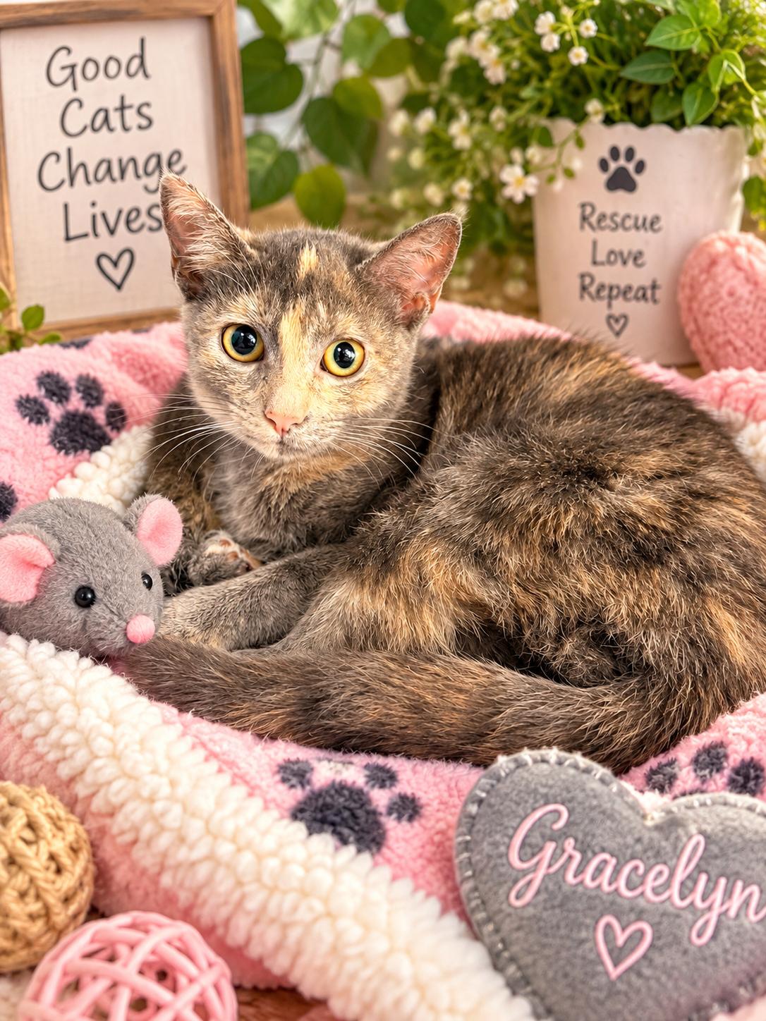 Enlarge Gracelyn, a Adoptable Dilute Tortoiseshell in Tavares, FL image 1/2