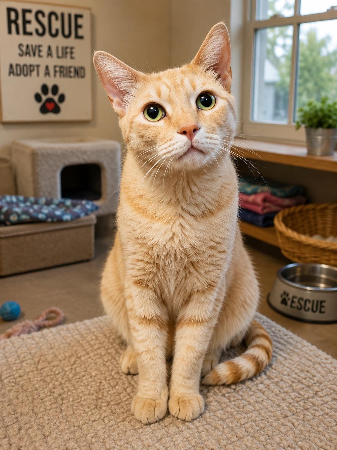 Simba, ADOPTABLE, Adult Male Domestic Short Hair.
