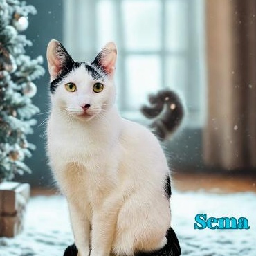Enlarge Sema-Sweet, Gentle, Chatty, an adopted Domestic Short Hair in Laurel, MD image 2/4
