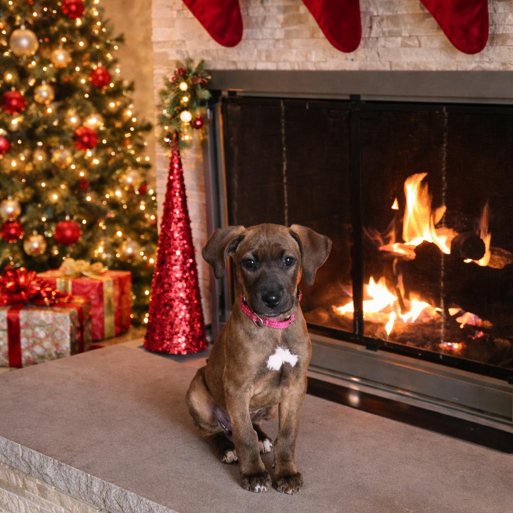 Enlarge Santa's Vixen, a Adoptable mixed breed in Chantilly, VA image 4/5