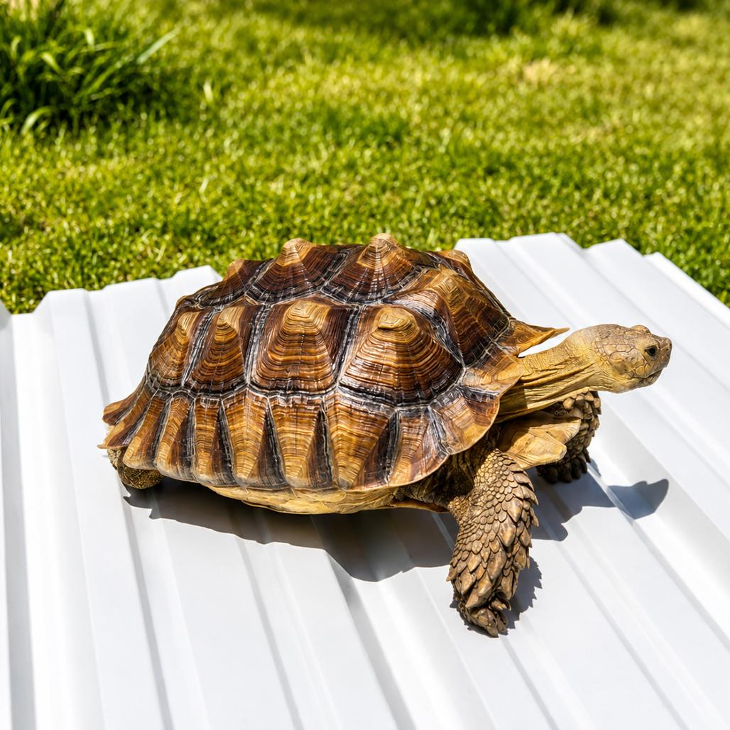 Enlarge Mando (Sulcata), a Adoptable Sulcata in San Marcos, TX image 5/6