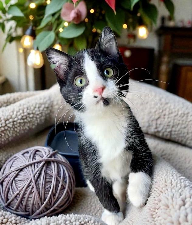 Enlarge Boots KITTEN, a Adoptable Domestic Short Hair in Perry, IA image 4/4