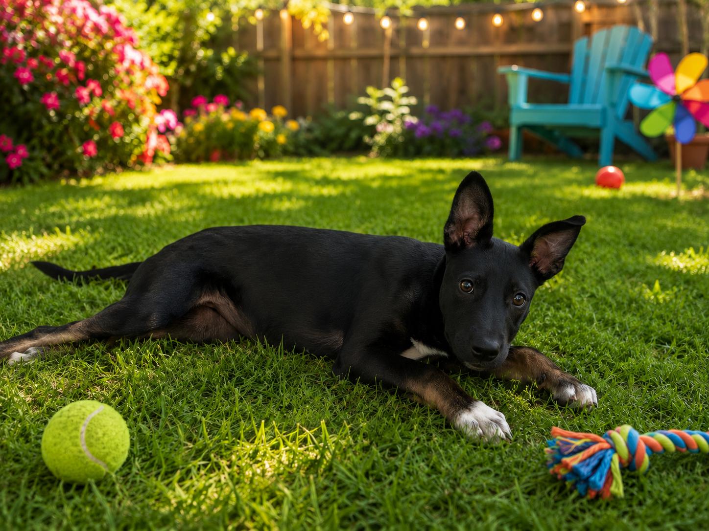 Kora, Adoptable, Puppy Female Shepherd & Terrier.