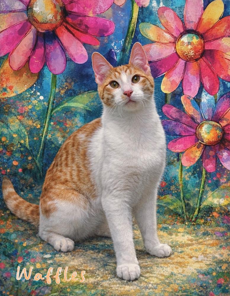 Enlarge Waffles, a Adoptable mixed breed in Fort Lauderdale, FL image 2/2