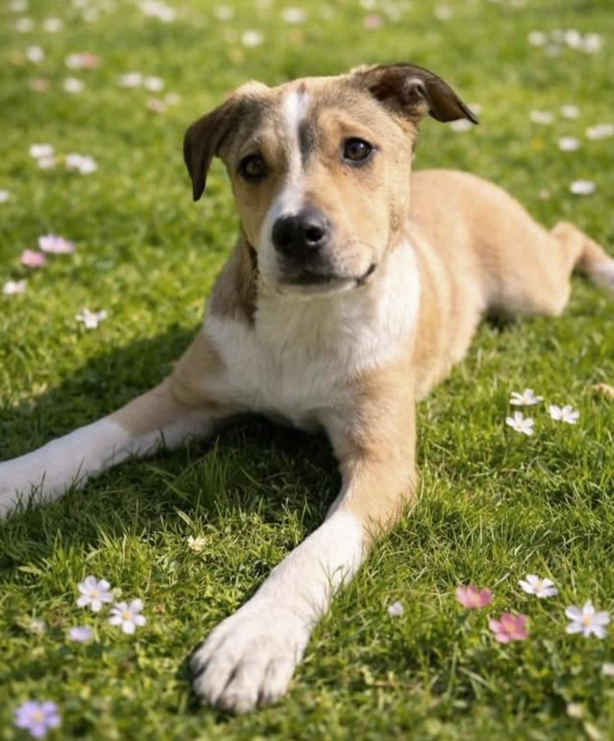 Ribbon, Adoptable, Puppy Female Beagle.