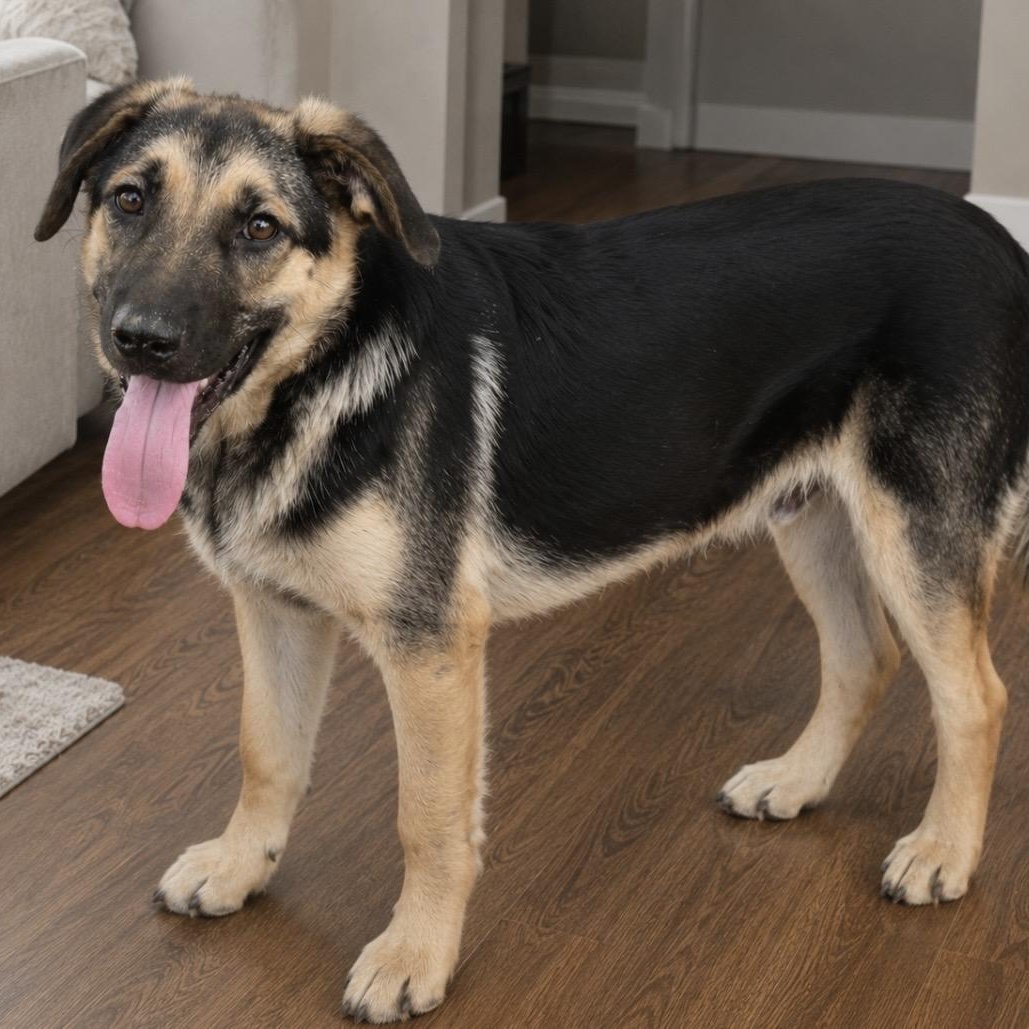 Zech, ADOPTABLE, Puppy Male German Shepherd Dog.