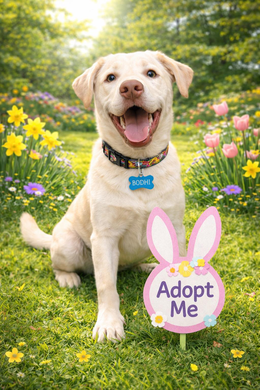 Enlarge Bodhi Rocket , a ADOPTABLE Yellow Labrador Retriever in Lacey, WA image 4/5