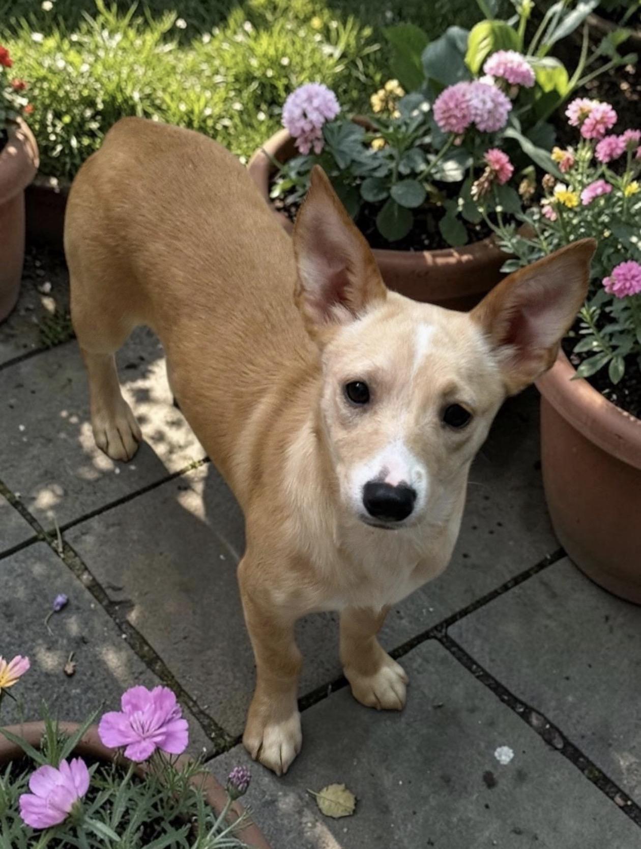 Vanilla, ADOPTABLE, Puppy Female Corgi & Dachshund.