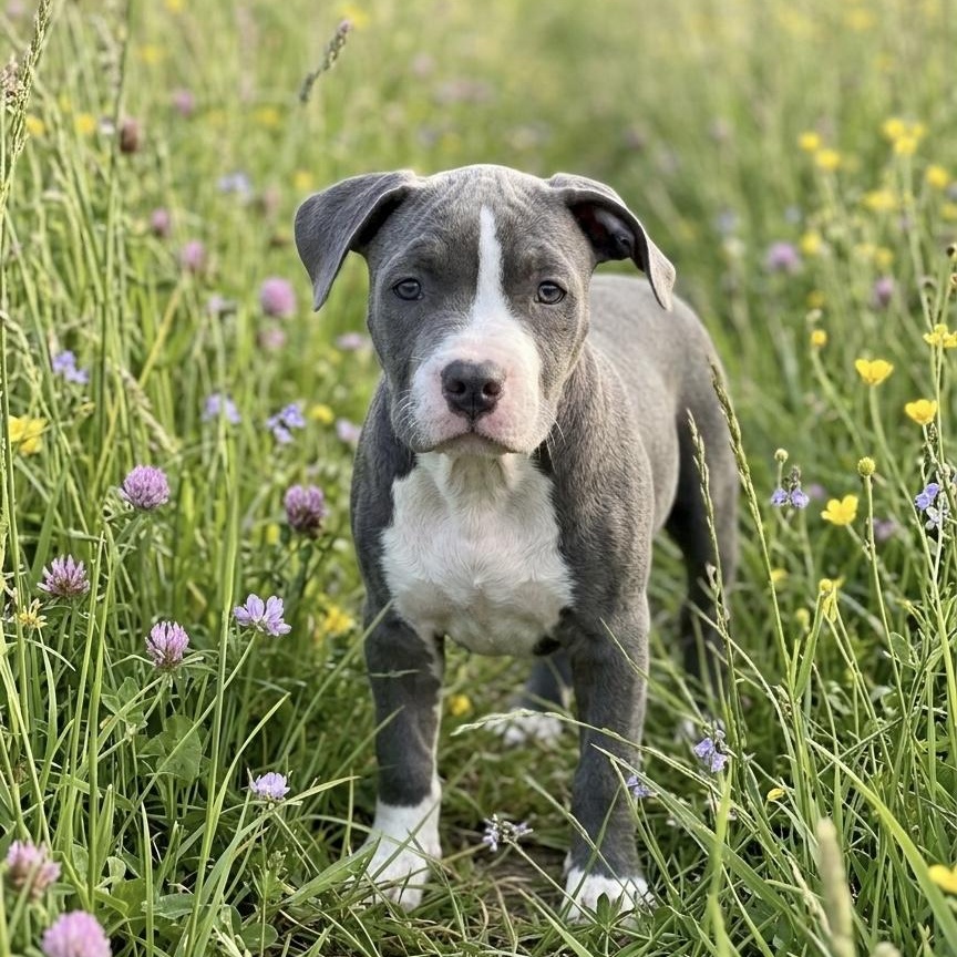 Raspberry , adopted, Puppy Female American Bully & Cane Corso.