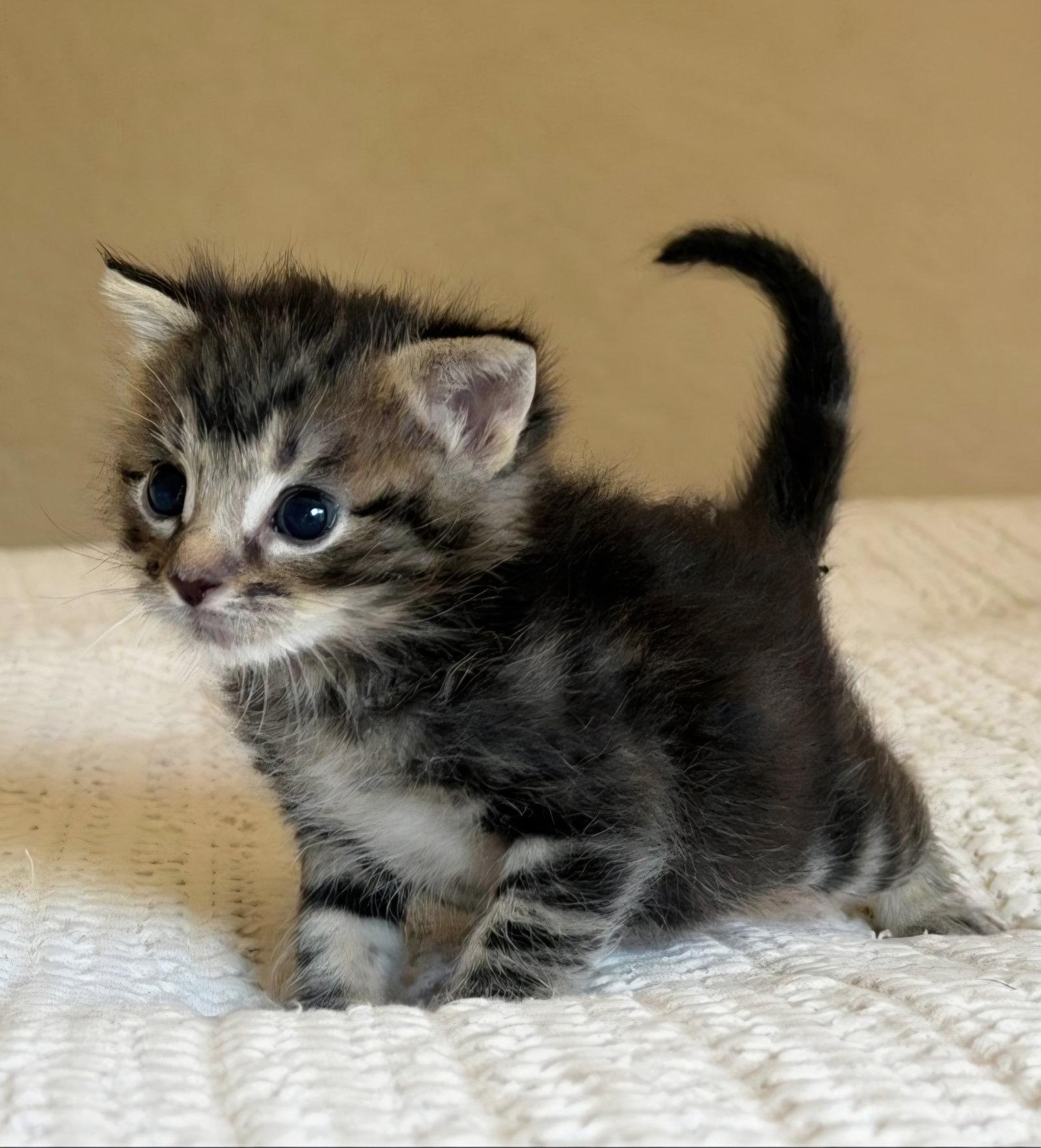Small Fry, Adoptable, Kitten Female Tabby & Domestic Short Hair.