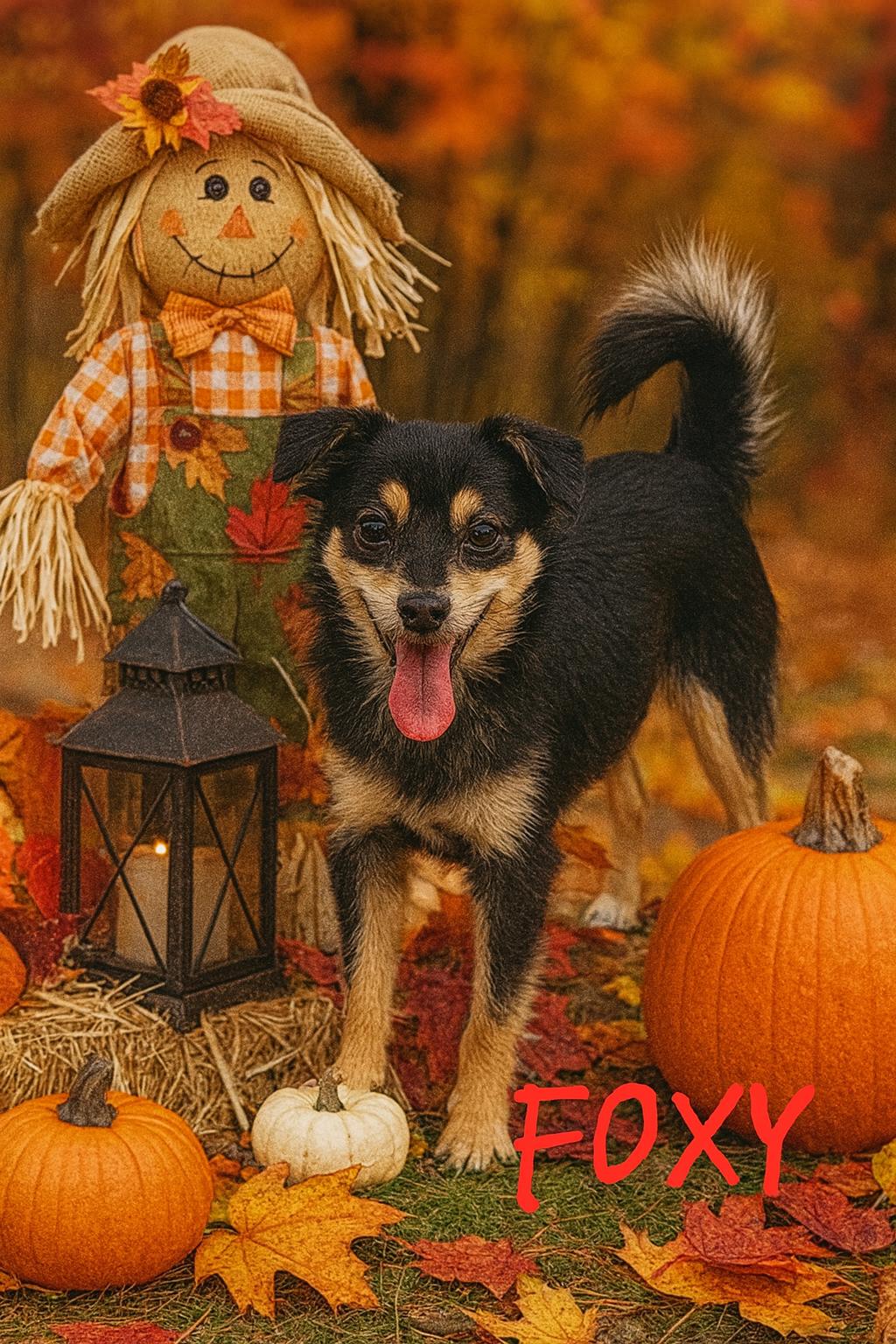 Foxy, Adoptable, Puppy Female Aussiedoodle & Corgi.