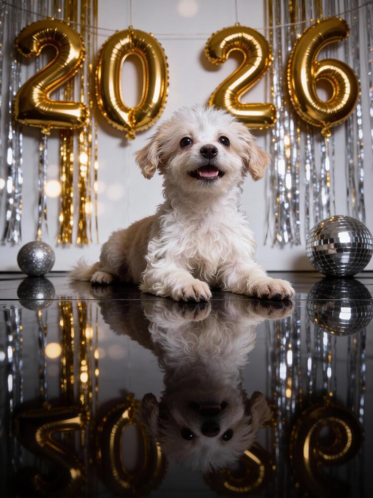 Jolly Jingles, Adoptable, Puppy Male Maltese & Poodle.