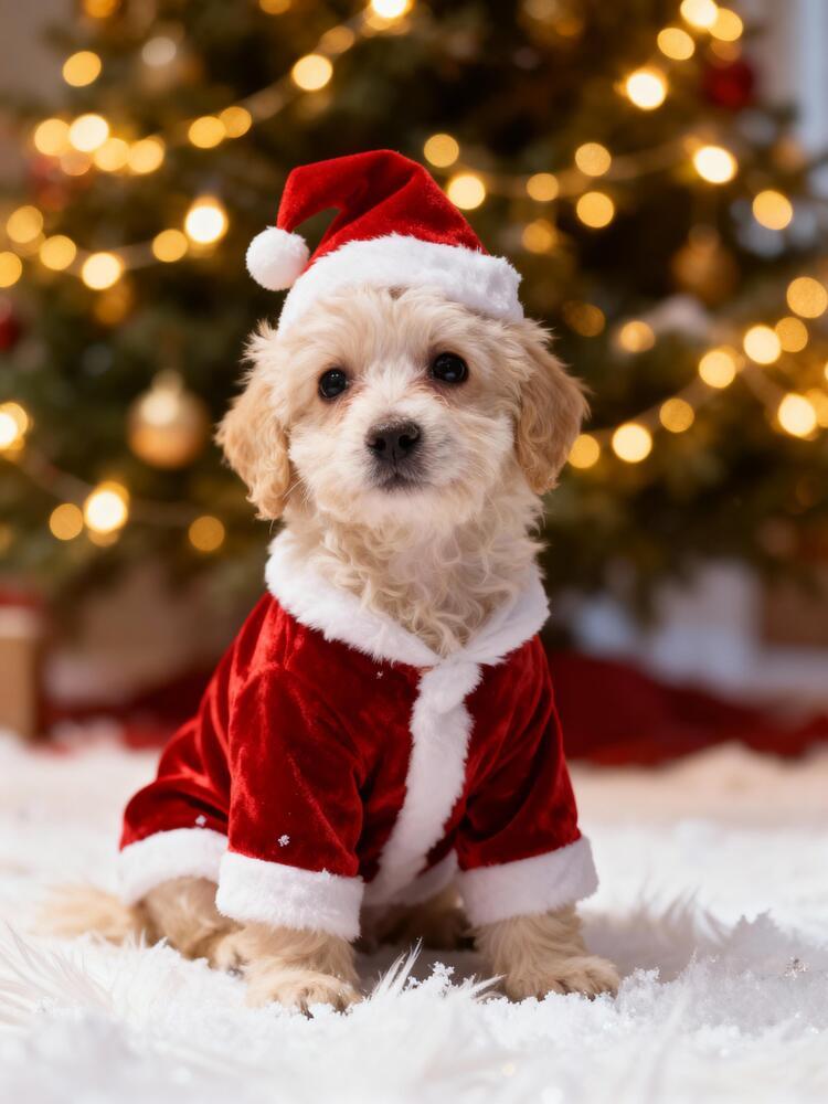 Jolly Jingles, Adoptable, Puppy Male Maltese & Poodle.