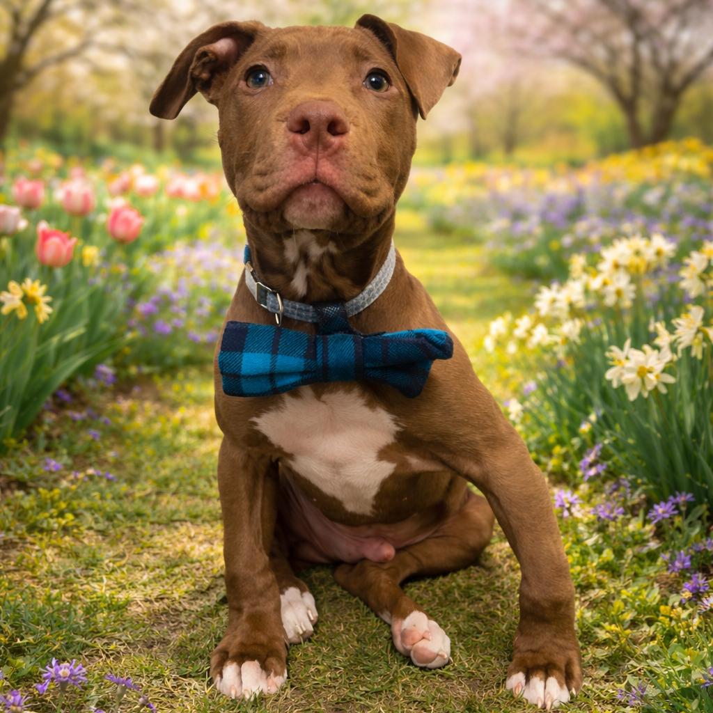 Enlarge Bowtie, a Adoptable Pit Bull Terrier in Zuni, VA image 5/6