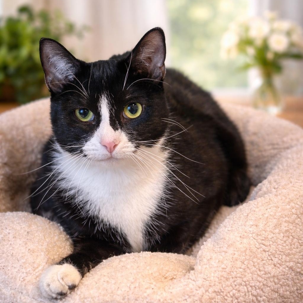 Enlarge Milky, a Adoptable Domestic Short Hair in Stafford, VA image 1/1