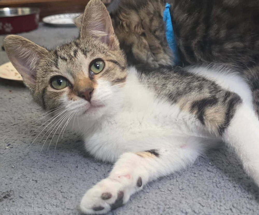 Boston Rob, Adoptable, Kitten Male Domestic Short Hair.