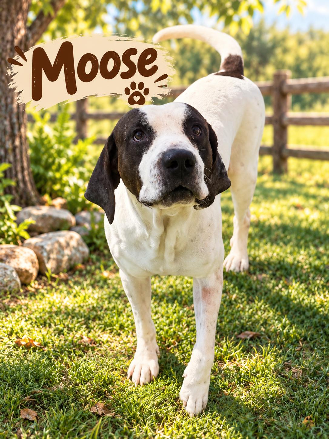 Moose, Adoptable, Adult Male Hound.