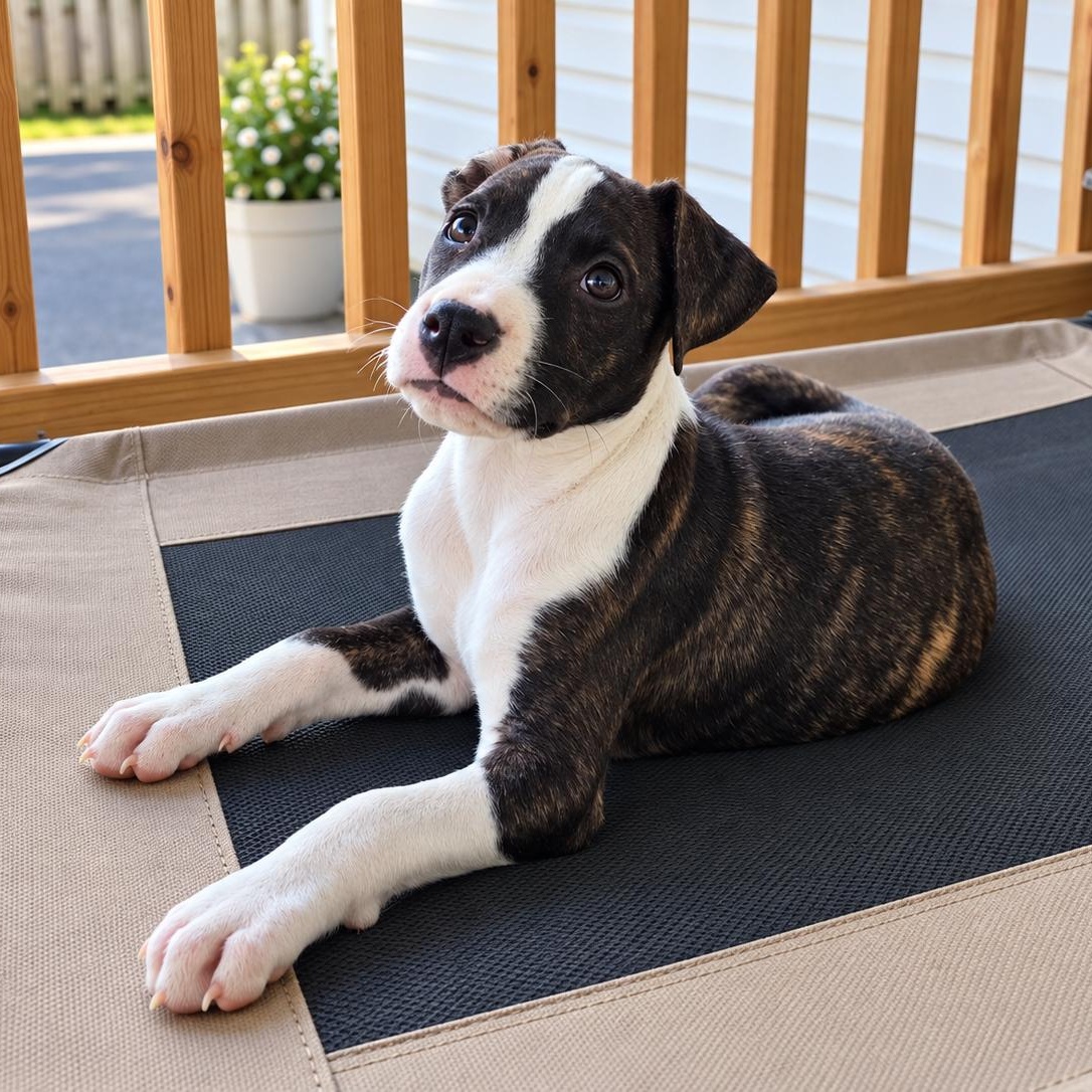 Mabel, Adopted, Puppy Female Pit Bull Terrier.