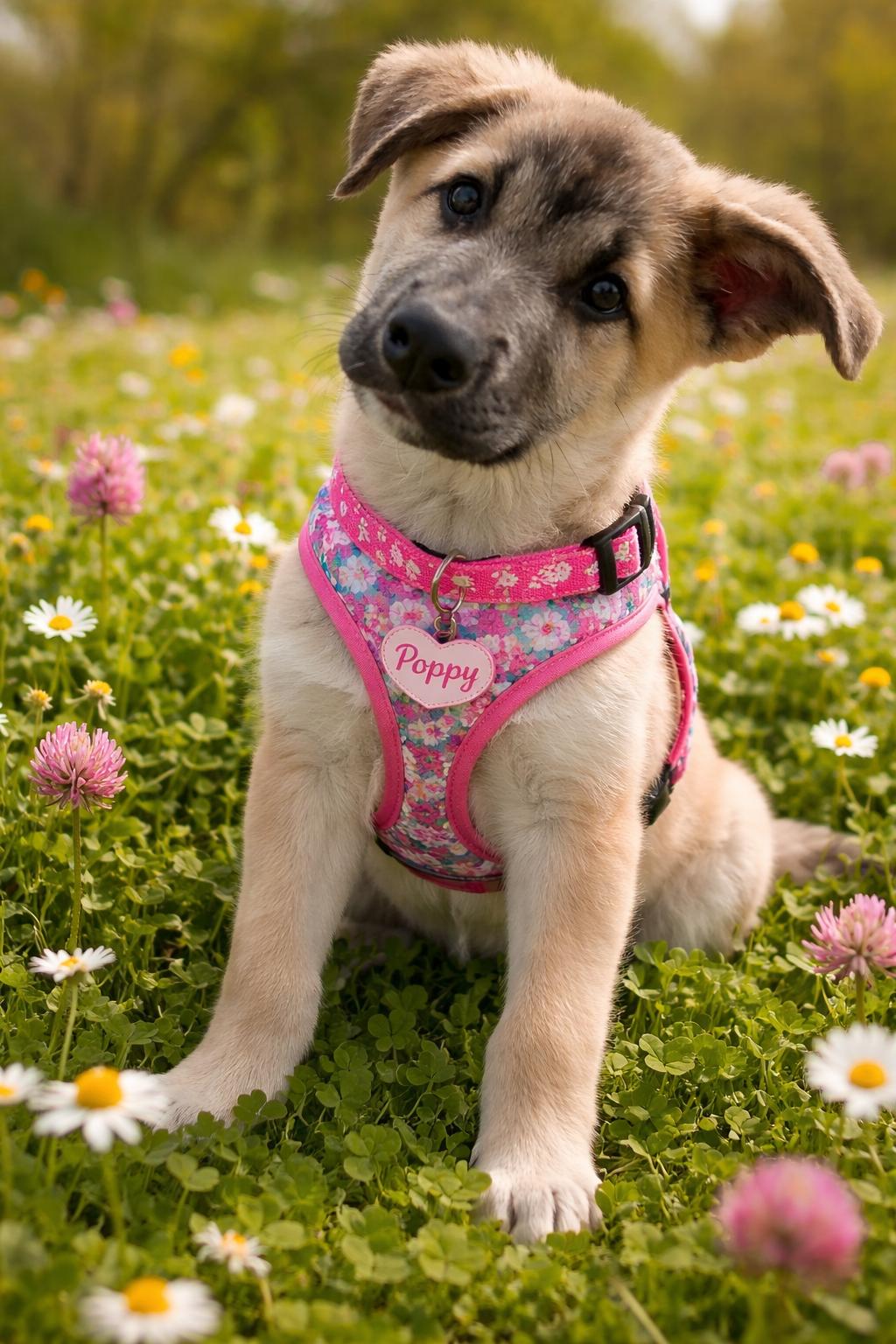 Miss Poppy Springwiggles, ADOPTABLE, Puppy Female Anatolian Shepherd & Labrador Retriever.