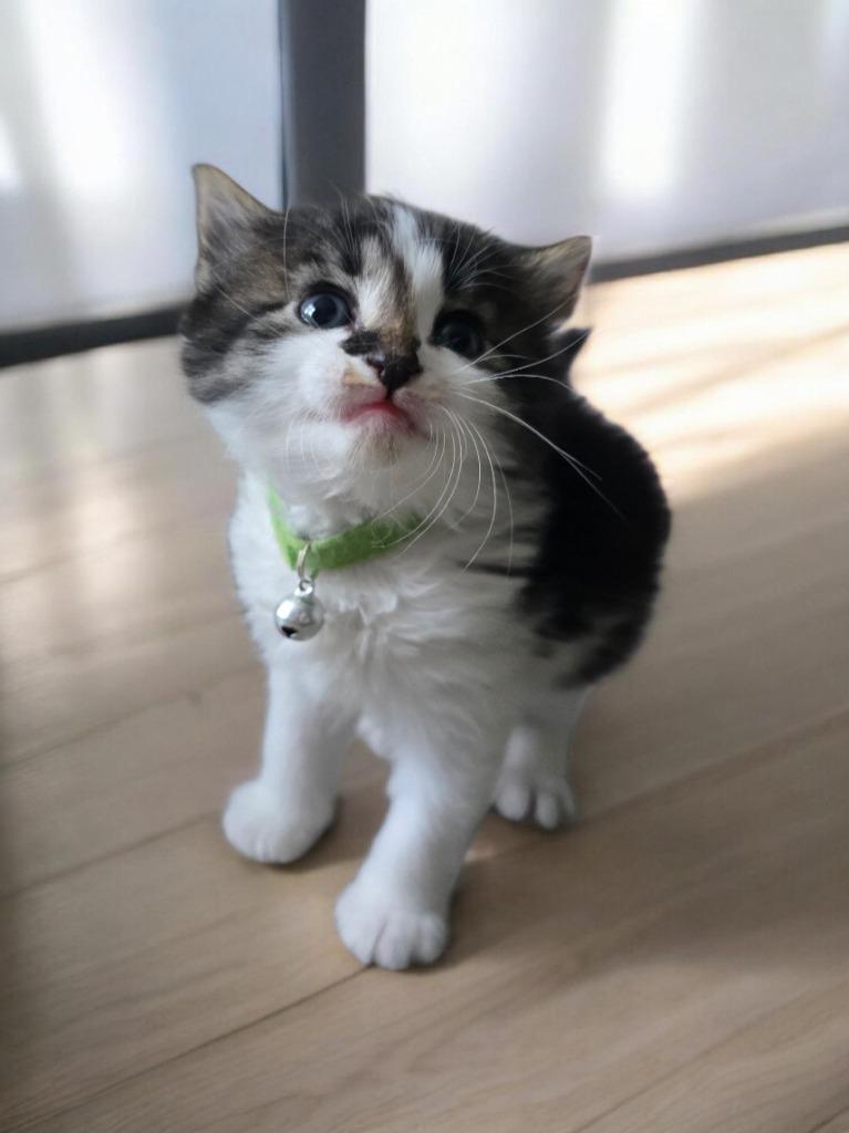 Gene, Adopted, Kitten Male Domestic Short Hair.