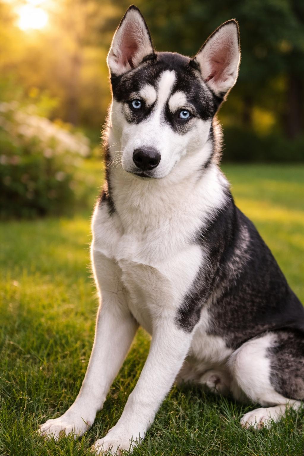 Oreo, Adoptable, Adult Male Husky.