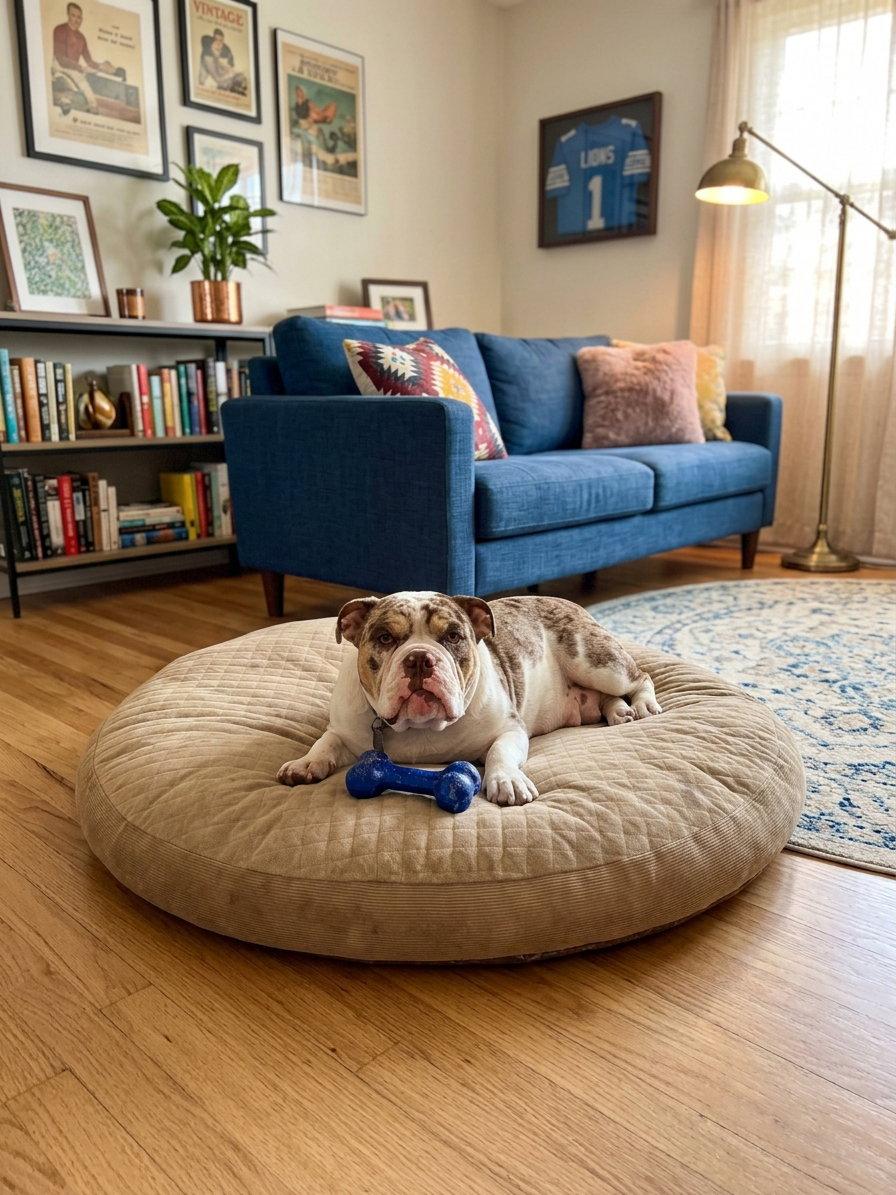 Poppy, Adoptable, Young Female American Bulldog & French Bulldog.