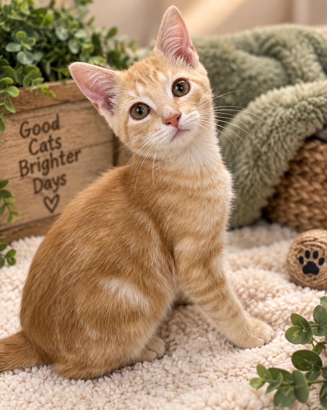 Andre Agassi, Adoptable, Young Male Domestic Short Hair.