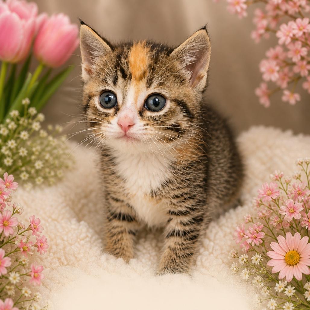 Miso, Adoptable, Kitten Female Domestic Short Hair.