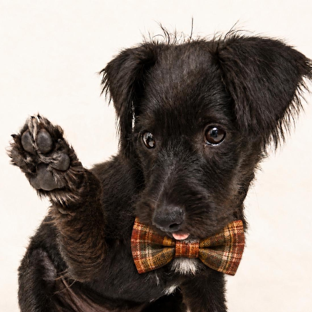 Archie, Adopted, Puppy Male Poodle & Jack Russell Terrier.