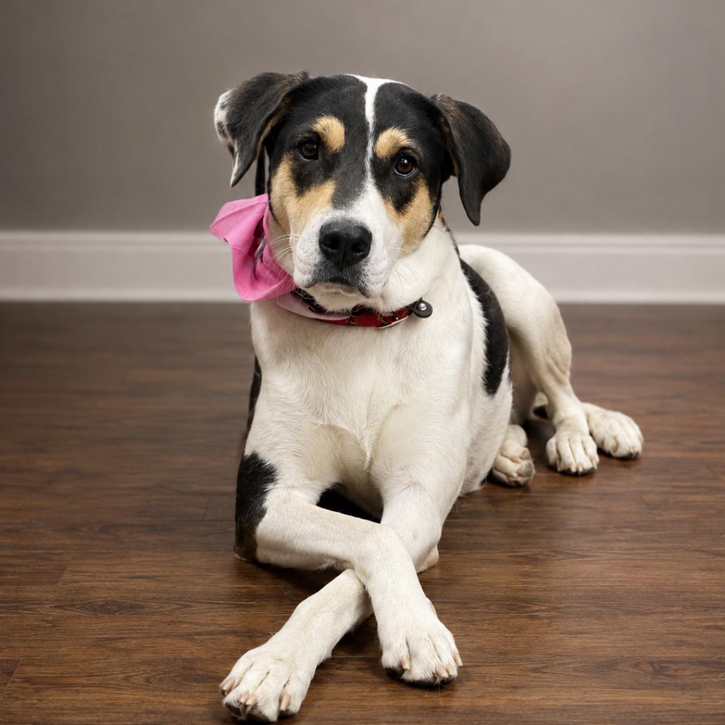 Missy, Adoptable, Adult Female American Foxhound & Mixed Breed.