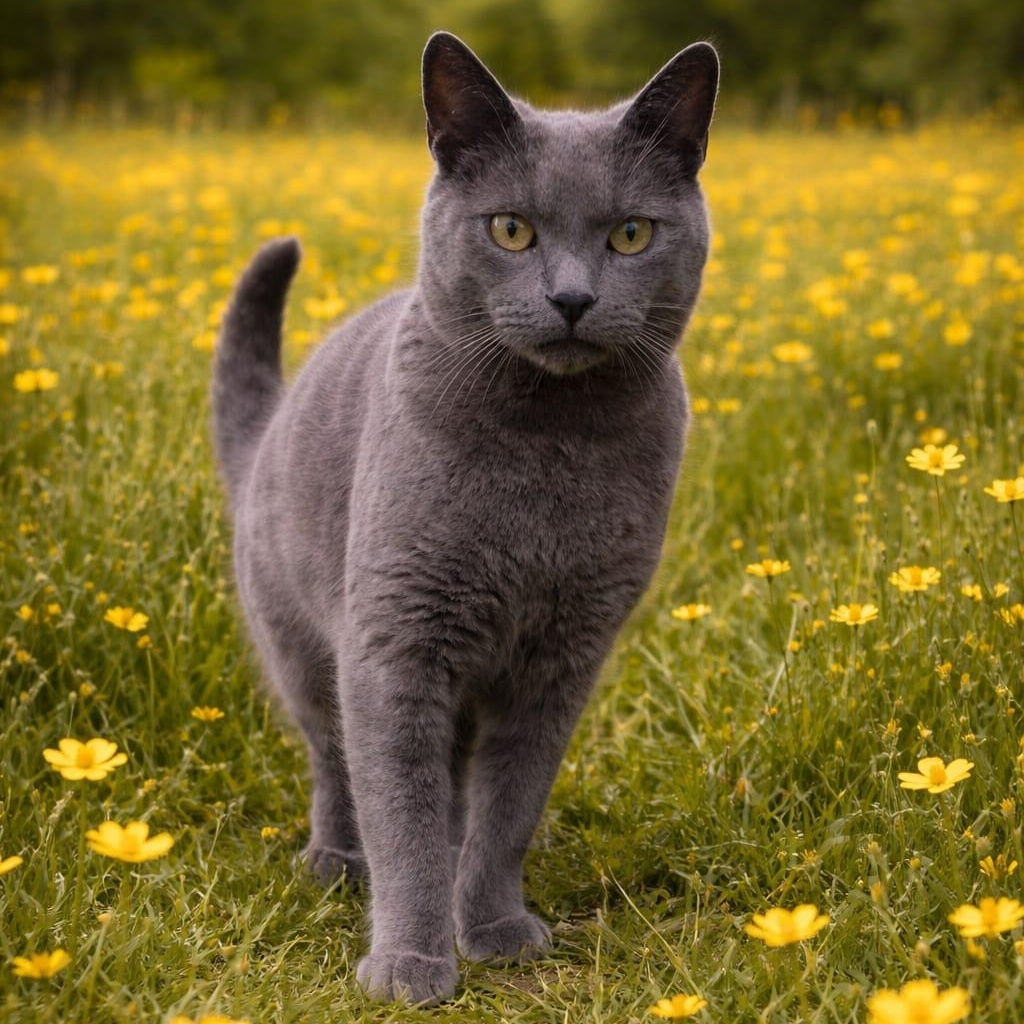 Enlarge Bluey, a Adoptable Russian Blue in Tijuana, BCN image 1/1