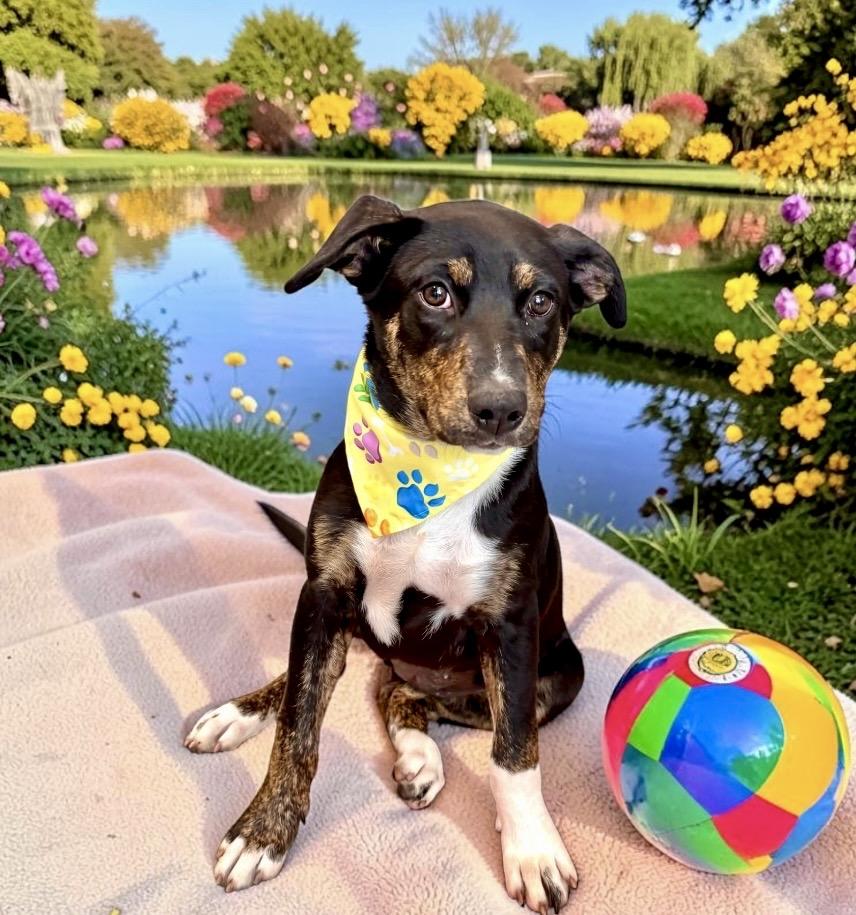 Enlarge Dizzy - PUPPY, a Adoptable mixed breed in Perry, IA image 5/6
