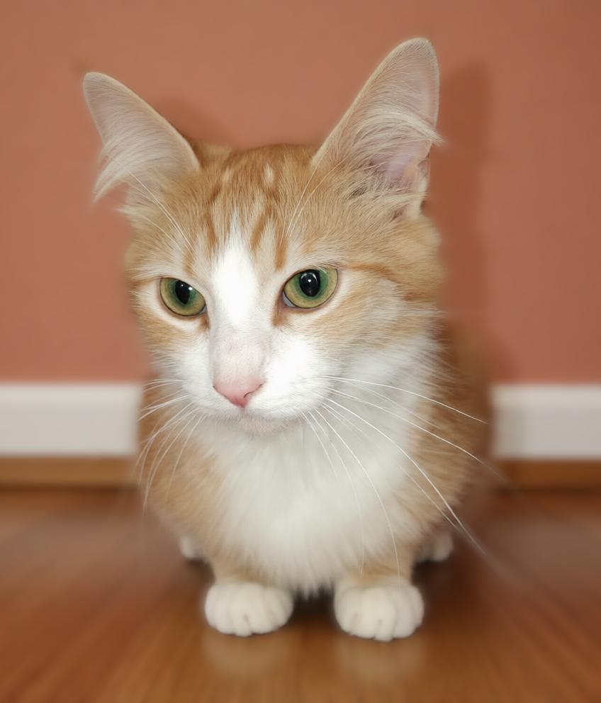 Amber, ADOPTABLE, Young Female Domestic Long Hair.