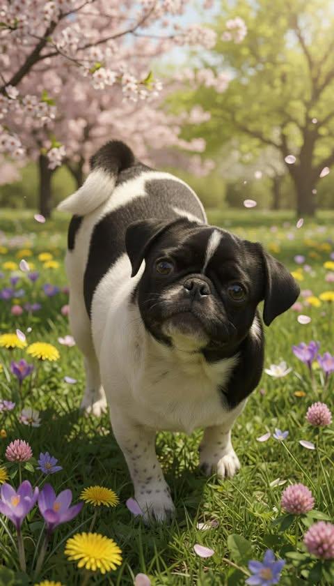 Cosmo, ADOPTABLE, Young Male Pug.