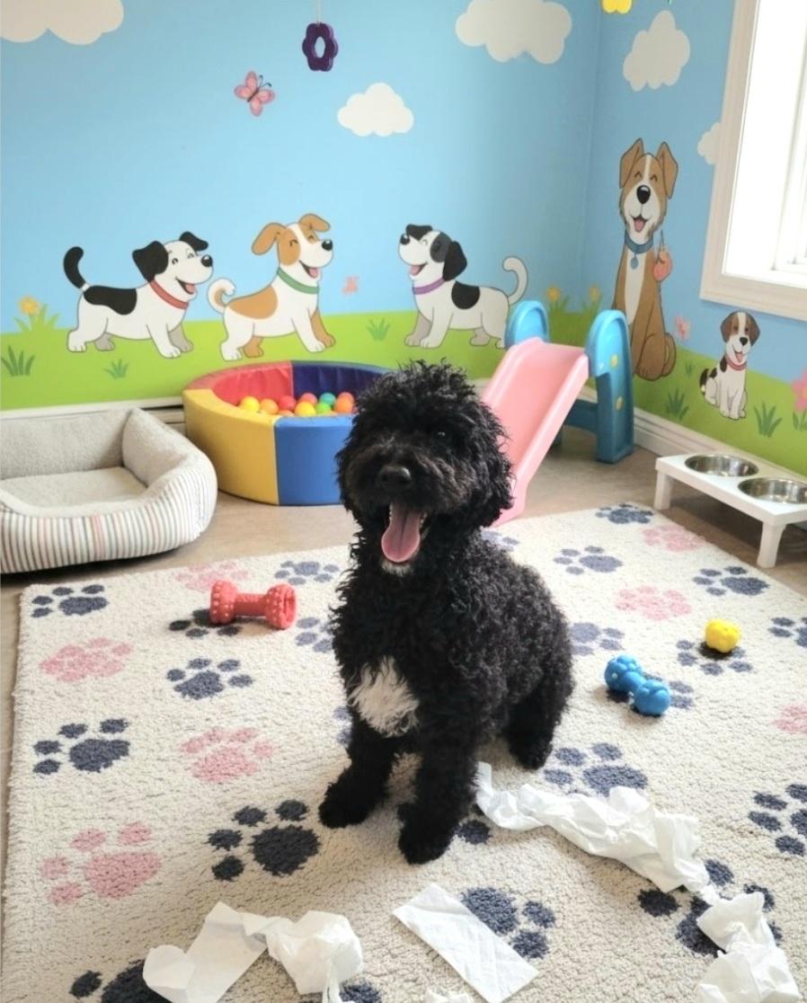 Maximus, ADOPTABLE, Puppy Male Standard Poodle.