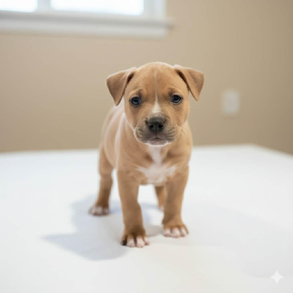 King , adopted, Puppy Male Pit Bull Terrier.
