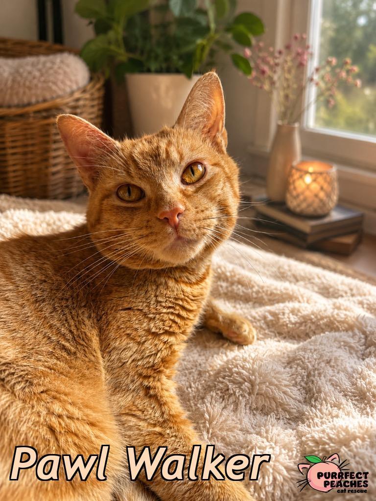 Pawl Walker, Adoptable, Adult Male Domestic Short Hair.