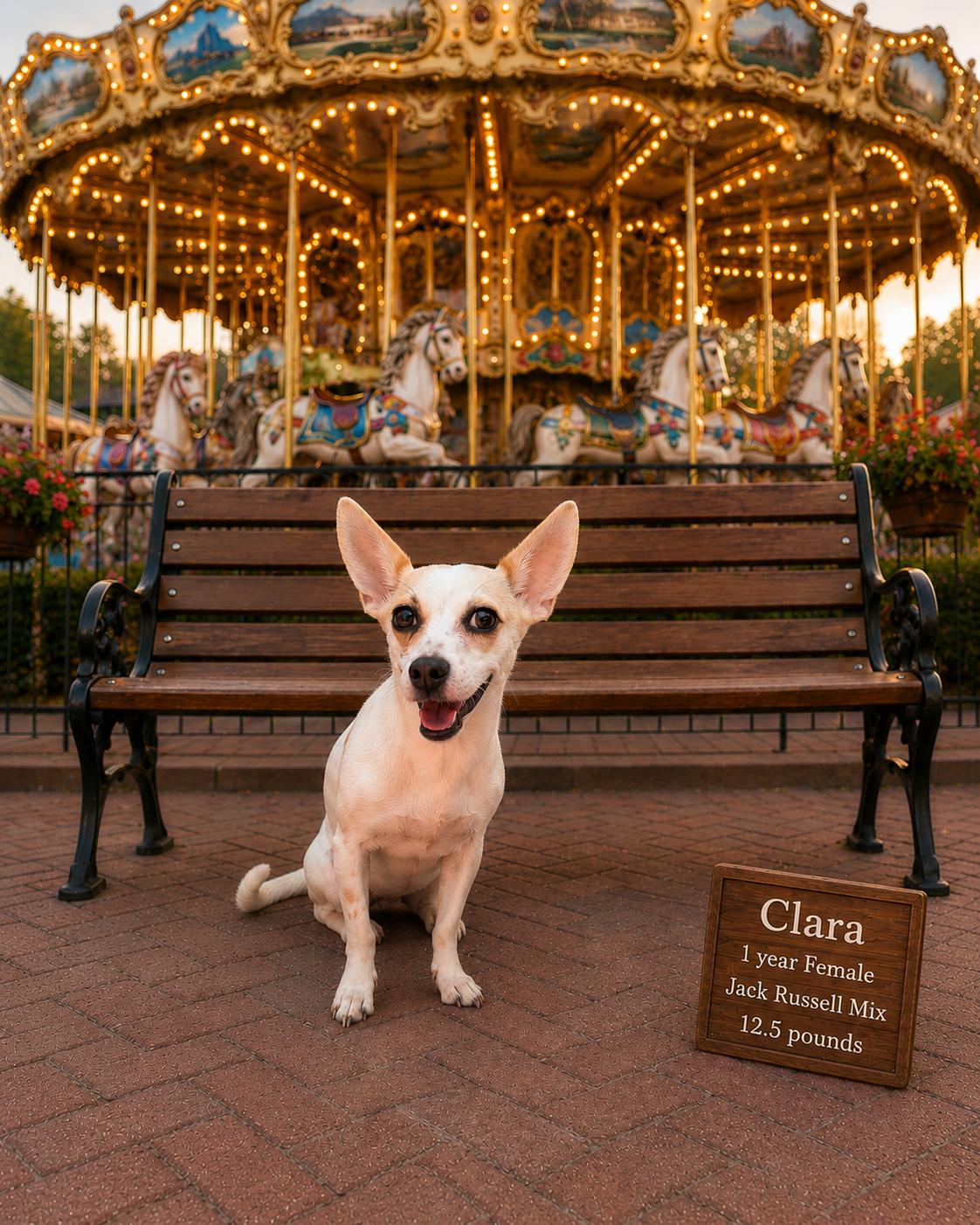 CLARA 1 YEAR FEMALE JACK RUSSELL MIX-PETCO, 5011 E. RAY ROAD, PHX 85044 ON SATURDAY, 05.30.2026, adopted, Adult Female Jack Russell Terrier.