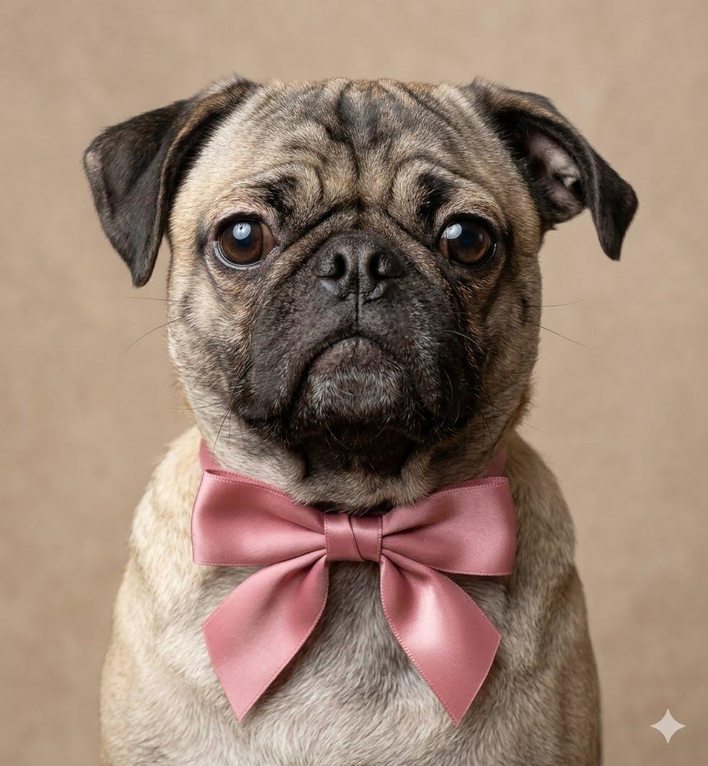PHOEBE, ADOPTABLE, Adult Female Pug.